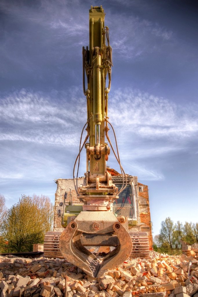 Construction site in HDR